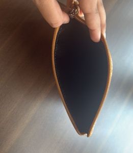 Shiny Rose Gold Clutch Pouch
