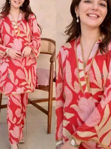 Elegant Floral Print Co-ord Set