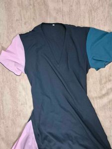 Colorblock Maxi Dress