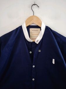 Dark blue Casual Shirt (Men)