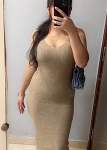 Nude Long Dress