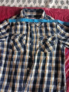 Check Shirt And Khaki Pant