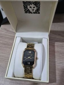 Anne Klein Gold Watch with black dial