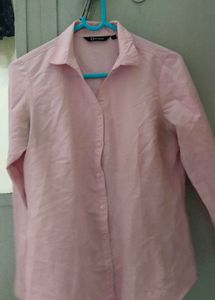 Pink Formal Shirt💖 For Clg/Ofc(28-30bust)