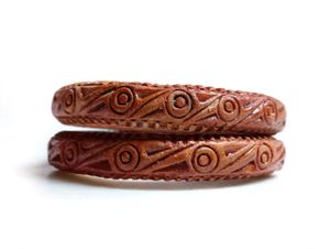 Beautifully Carved Ethnic Bangles