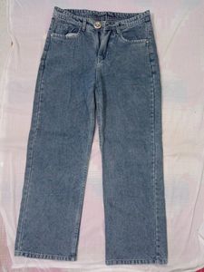 Girlish Blue Straightfit Denim Jeans
