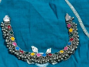 Boho Multicolor Anklet with Bells
