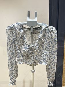 Floral Ruffle Blouse