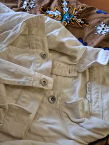 ONLY Beige Denim Jacket