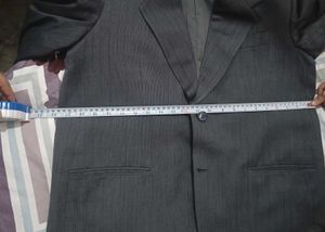 Men's Charcoal Grey Formal Blazer | Size 42 (L)