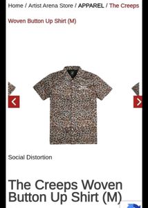Limited Editions Social Distortion Leopard Print S