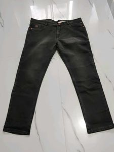New Rfox 42 size Men's Charcoal Wash Jeans