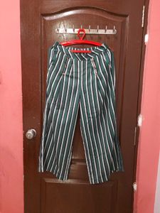 Striped Wide Leg Pants