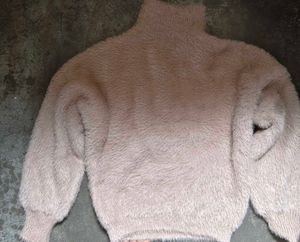Cozy Turtleneck Fuzzy Sweater