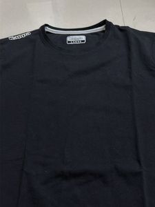 black T-shirt