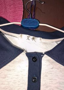 Long Sleeve Graphic Polo Shirt