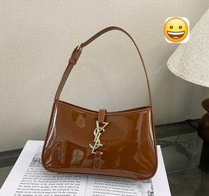 Chic Patent Leather Handbag