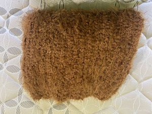 Cozy Brown Fuzzy Knit Cardigan