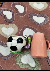 Ceramic mugs set of 2 fixed price