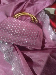 Elegant Saaree With Purse