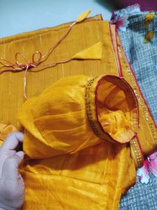 New Saree With Designar Blause