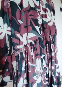 Floral Print Maxi Dress