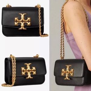 Tory Burch Black Leather Kira Bag