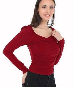 Chic Long Sleeve Ruched Top
