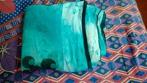 Cyan Colour Saare For Women