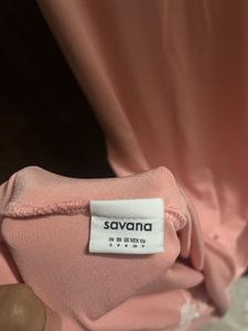 Elegant Peach Embroidered Gown