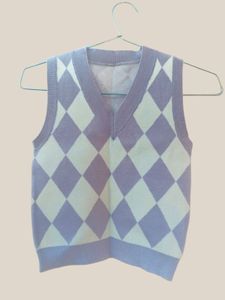 Argyle Knit Sweater Vest (UNUSED)