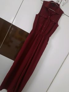 Maroon Jumpsuit M
