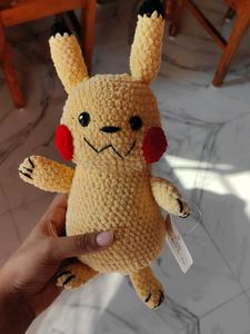 Crocheted Pikachu Plushie