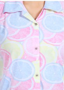 Cute Printed Women's Night Suit Set Shirt &amp; Pyjama