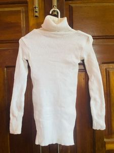 White Turtleneck Sweater