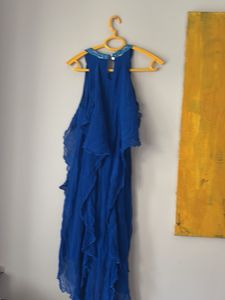 Ritu Kumar Blue Beaded dress