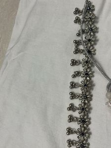Boho Silver Flower necklace jewellery