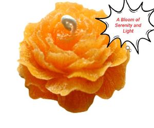 Orange Rose Scented Candle