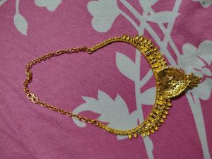 Elegant Gold Necklace with Colorful Stones
