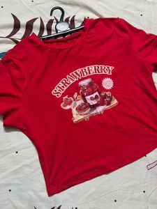 Cute Strawberry Graphic Tee