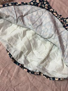 Floral Print Mini Skirt