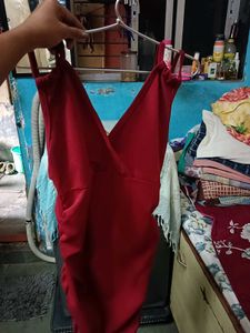 Elegant Red Party Dress