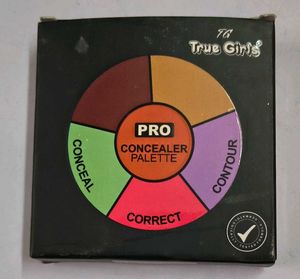 True Girl's Pro Concealer Palette Total New 5 In 1