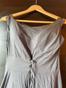 Elegant Grey Maxi Dress