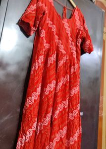 Red🔴 Anarkali Kurti For 40 Bust