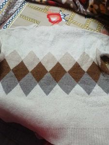 Argyle Pattern Sweater