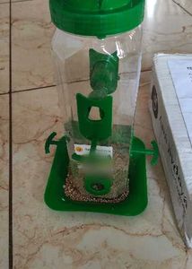 Green Bird Feeder Dispenser