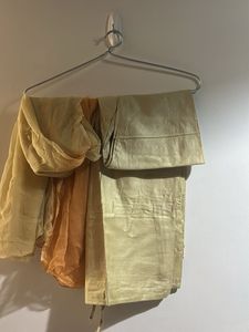 Orange Paisley Kurta set