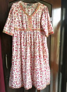 Women's Floral Print Cotton dress