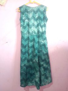 Beautiful Teal Green Ethnic Dress